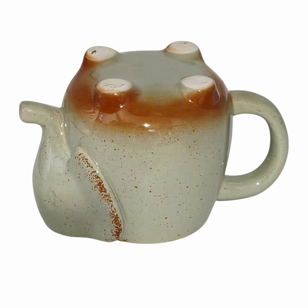 Elephant Ceramic Coffee Mug With Tea Bag Holder or Decorative Succulent Planter - Picture 6 of 8